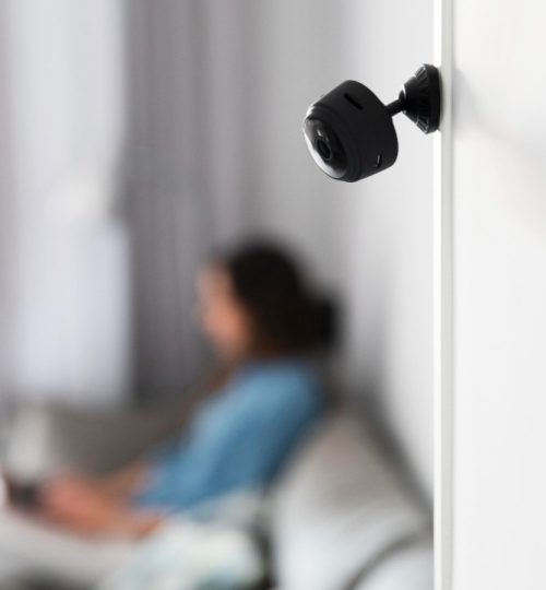 Indoor CCTV with night vision by Cubic Smart Alarms.
